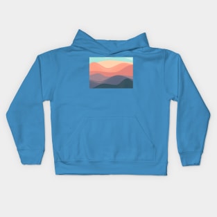 Abstract Waves Kids Hoodie